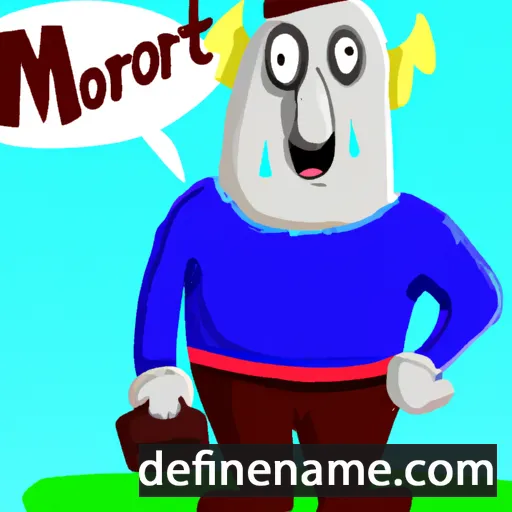 cartoon of the name Morholt