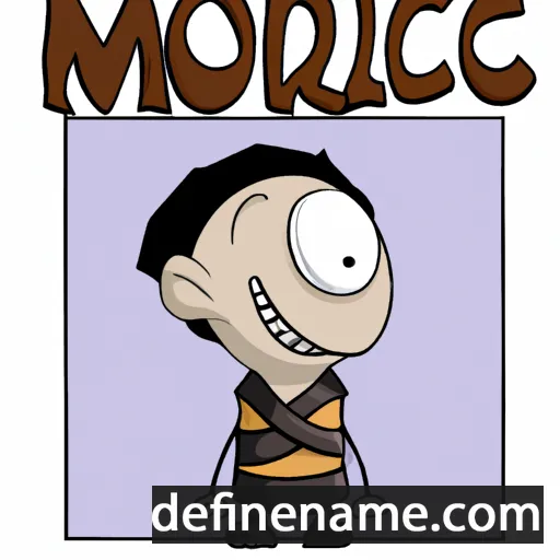 cartoon of the name Moric