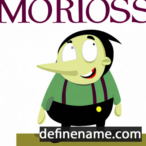 cartoon of the name Morics