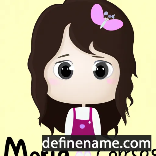 cartoon of the name Morissa