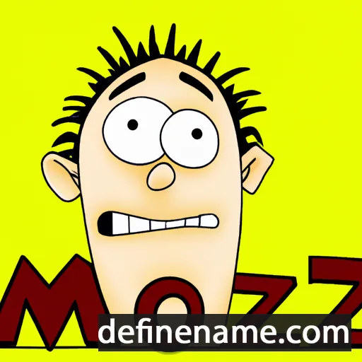 cartoon of the name Moriz