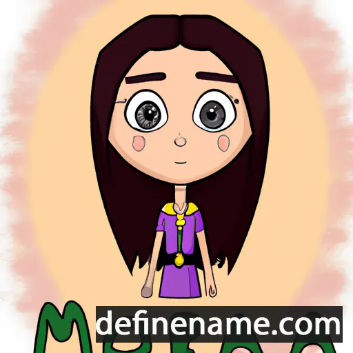 cartoon of the name Morjana