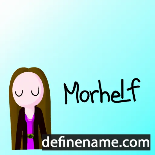 cartoon of the name Morleigh