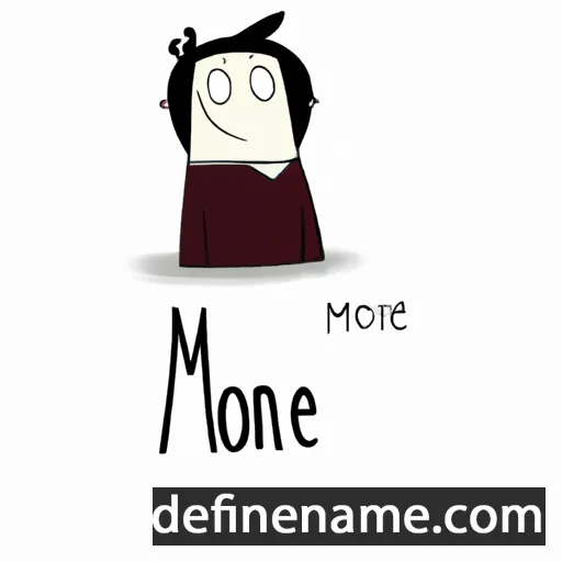 cartoon of the name Morné