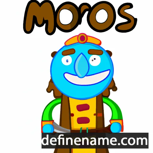 Moros cartoon