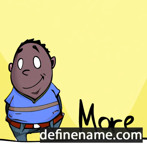 cartoon of the name Morrie