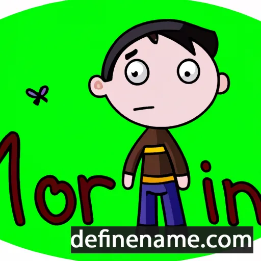 cartoon of the name Morrin