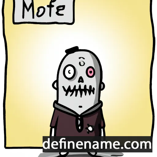 cartoon of the name Morte