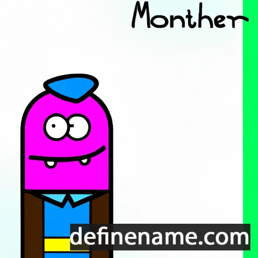 cartoon of the name Morthen