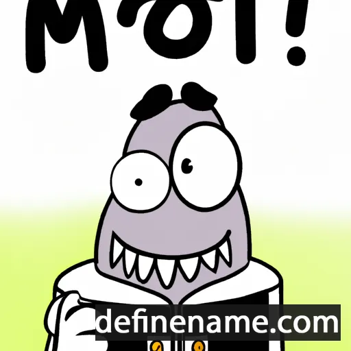 cartoon of the name Mortti