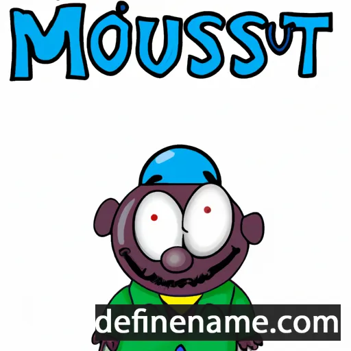 cartoon of the name Mosantu