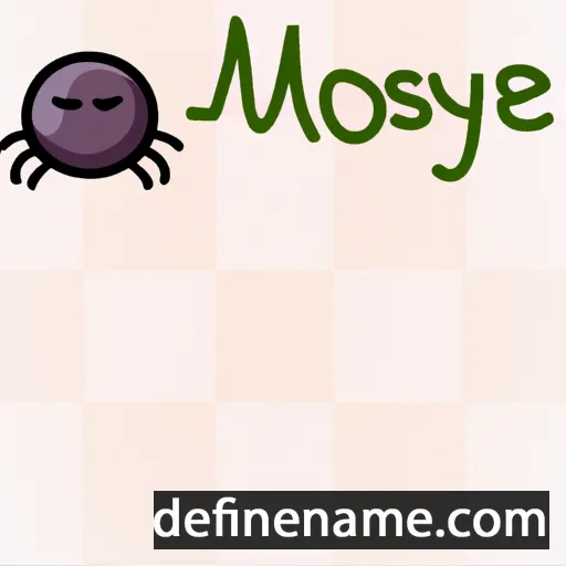 cartoon of the name Moscelyne