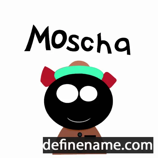 cartoon of the name Moscha