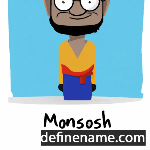 cartoon of the name Mosharraf