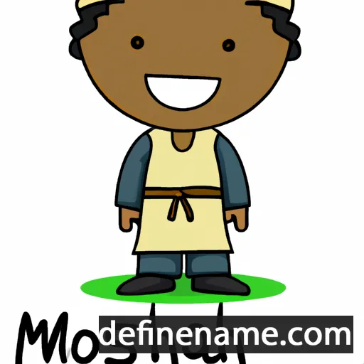 cartoon of the name Mosiah