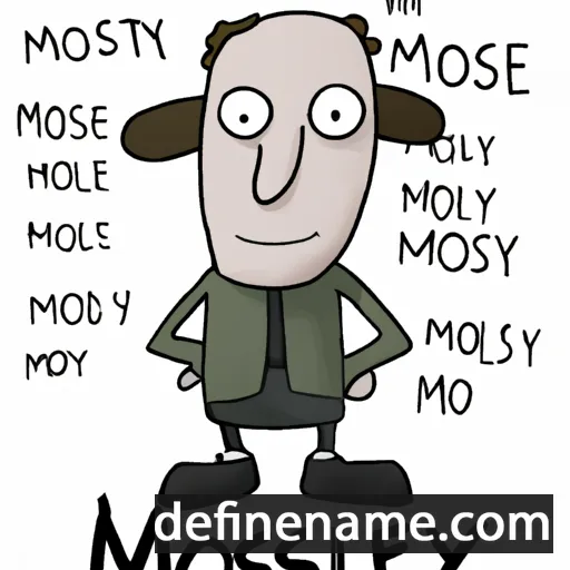 cartoon of the name Mosley