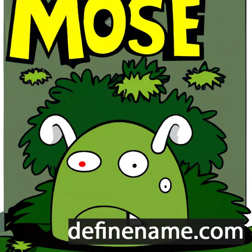 cartoon of the name Mossy