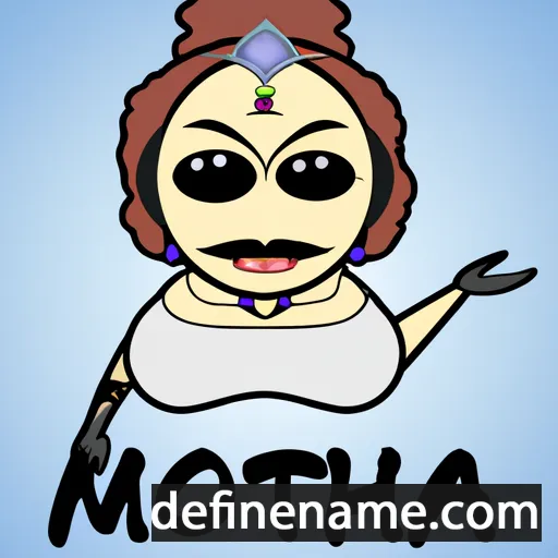 cartoon of the name Motha