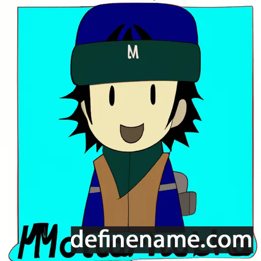 cartoon of the name Motoharu