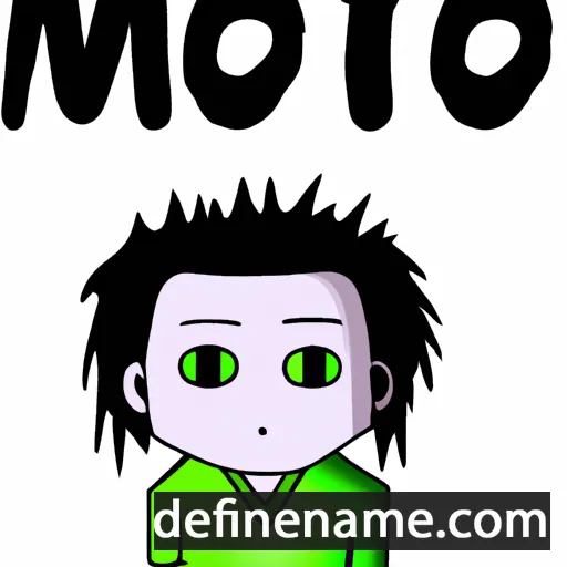 cartoon of the name Motoi