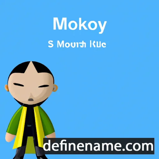 cartoon of the name Motoyuki