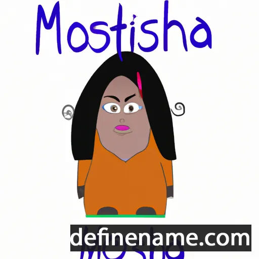 cartoon of the name Motsha