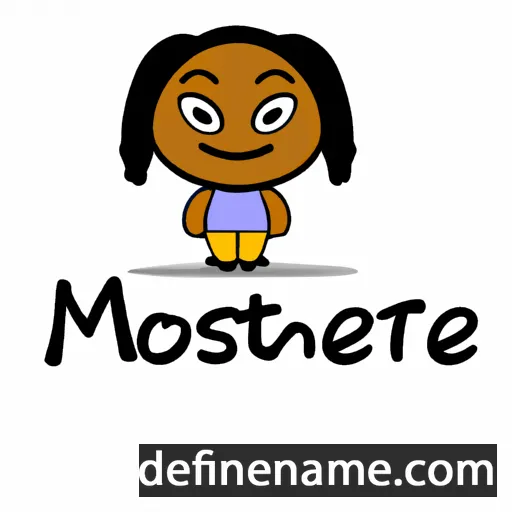 cartoon of the name Motshegetsi