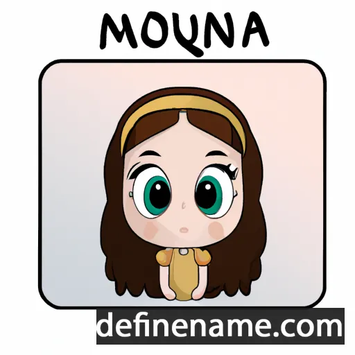 Mounia cartoon