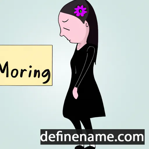 Mourning cartoon