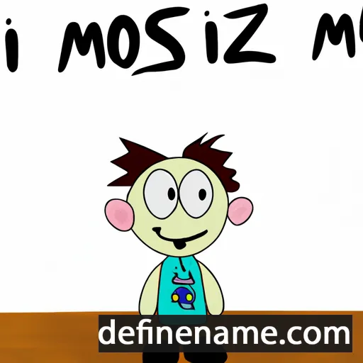 cartoon of the name Mózsi