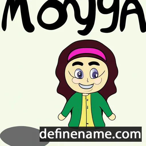 Moyona cartoon