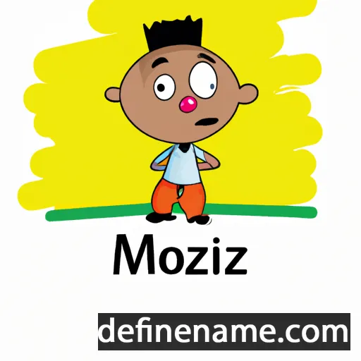 cartoon of the name Mozisi