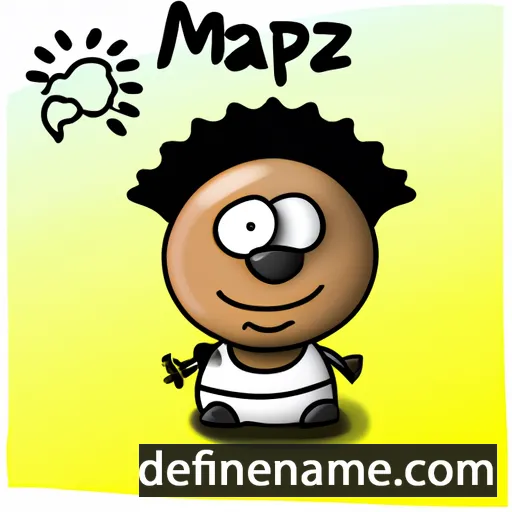 cartoon of the name Mpazi