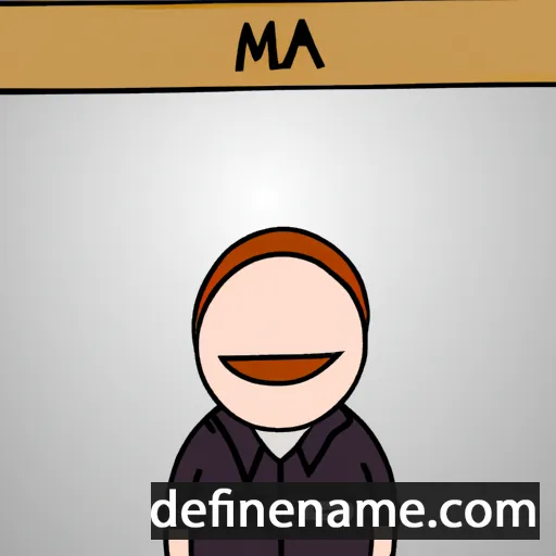 cartoon of the name Mra