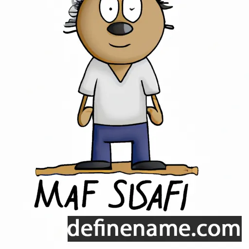 cartoon of the name Msafiri