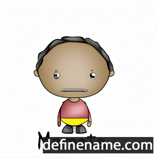 cartoon of the name Mtimane