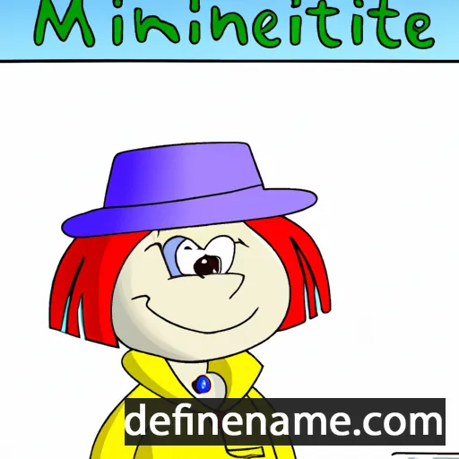 cartoon of the name Mӑtine