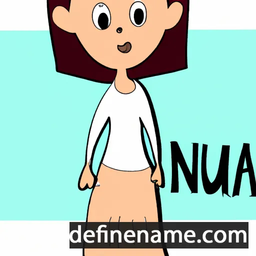 cartoon of the name Mûna