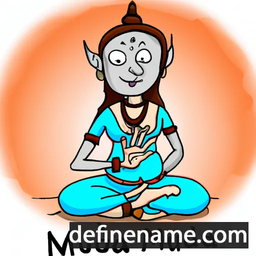 cartoon of the name Mudra