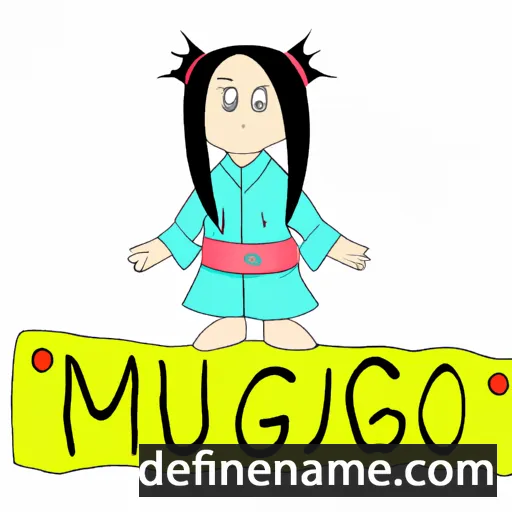 cartoon of the name Mugiko