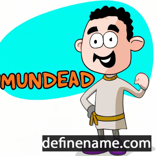 cartoon of the name Muhanad