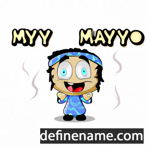 cartoon of the name Muhayyo