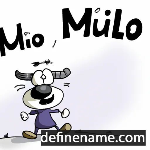 cartoon of the name Muhlo