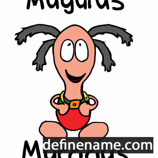 cartoon of the name Muirgius