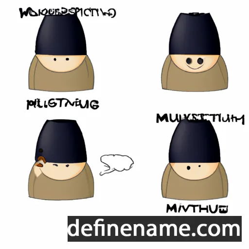 cartoon of the name Muisashimats