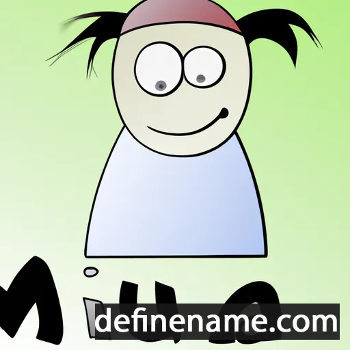 cartoon of the name Muja