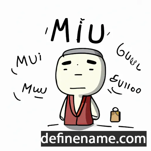 Muji cartoon