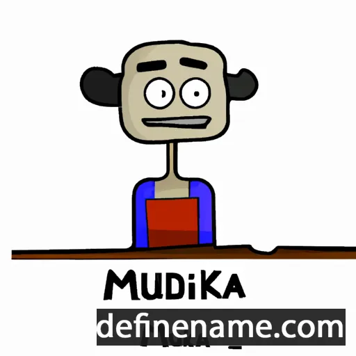 Mukda cartoon