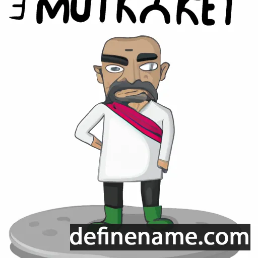 cartoon of the name Mukhamet