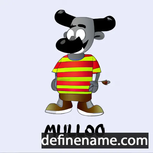 cartoon of the name Mulalo